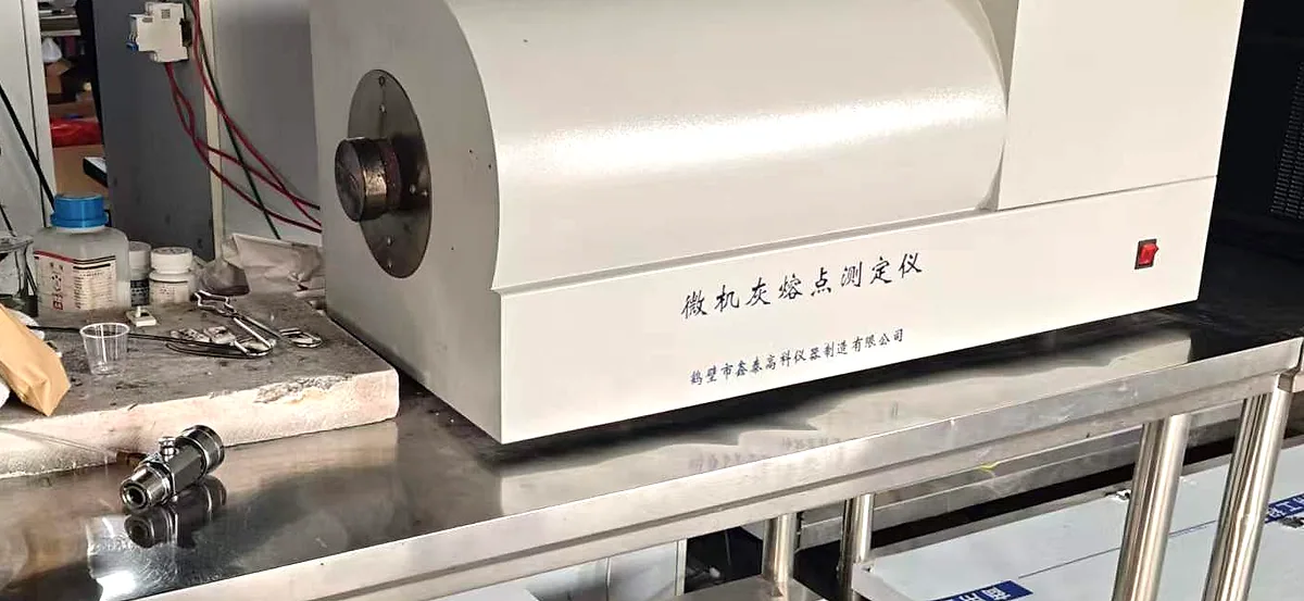 Ash melting point tester