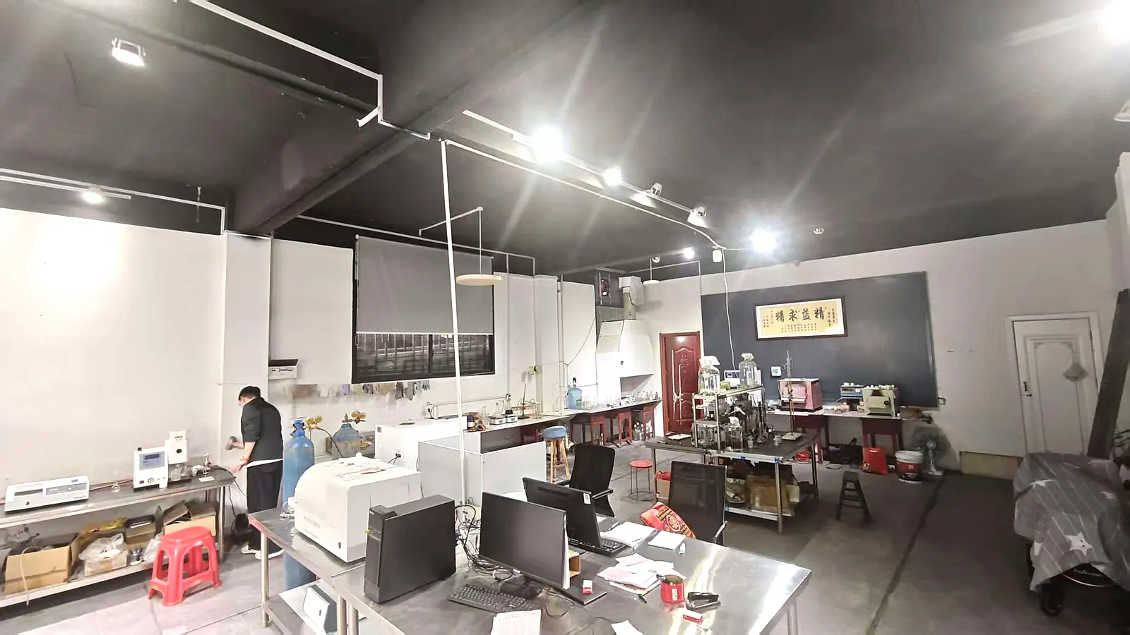 The ArcSteel Technology in-house laboratory — where incoming materials and finished product are tested